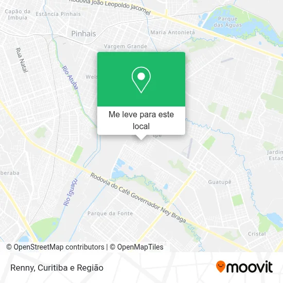 Renny mapa