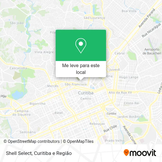 Shell Select mapa