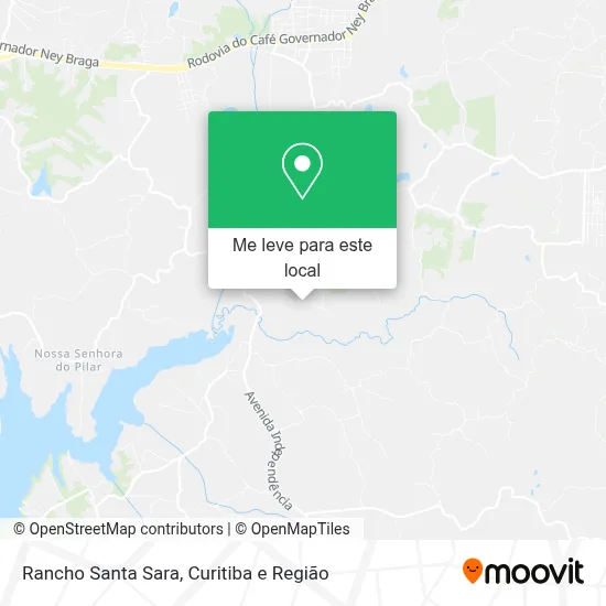 Rancho Santa Sara mapa