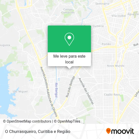 O Churrasqueiro mapa