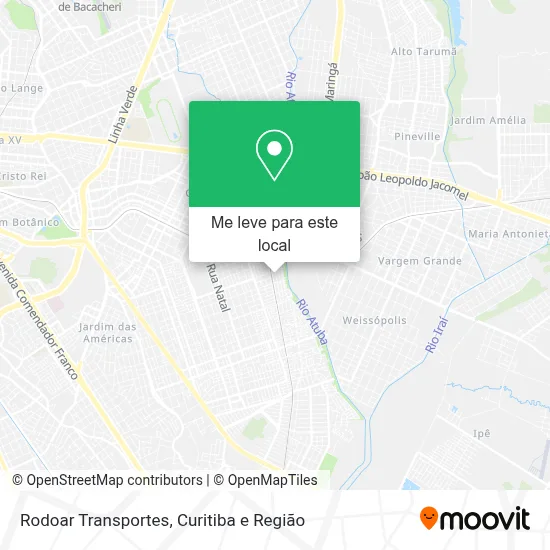 Rodoar Transportes mapa