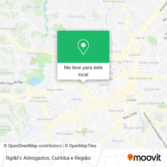 Rgi&Fc Advogados mapa