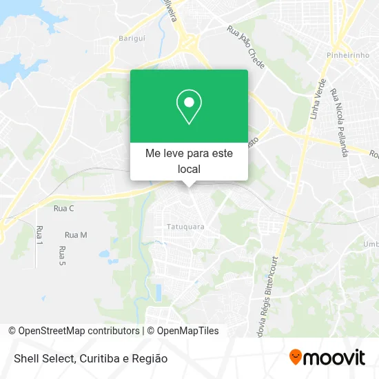 Shell Select mapa