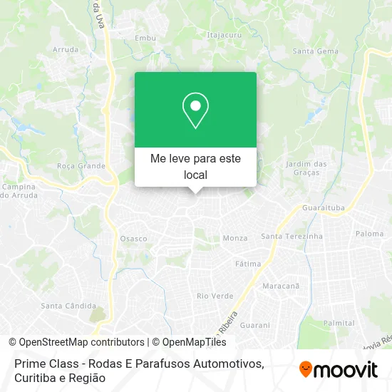 Prime Class - Rodas E Parafusos Automotivos mapa