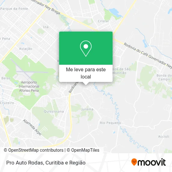 Pro Auto Rodas mapa