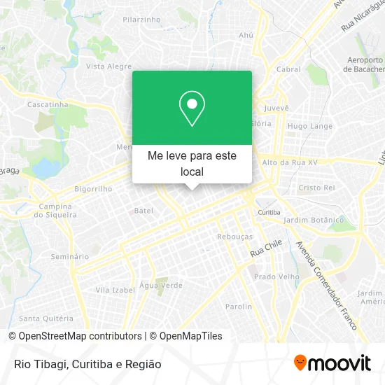 Rio Tibagi mapa