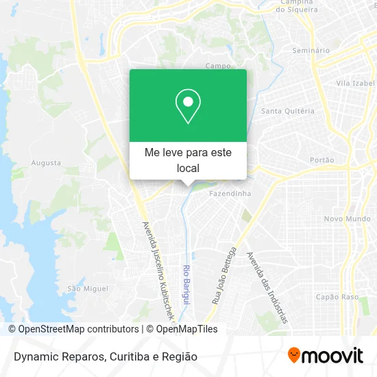 Dynamic Reparos mapa