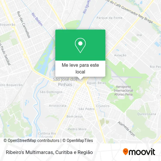 Ribeiro's Multimarcas mapa