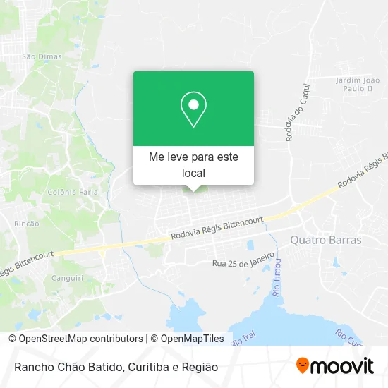 Rancho Chão Batido mapa