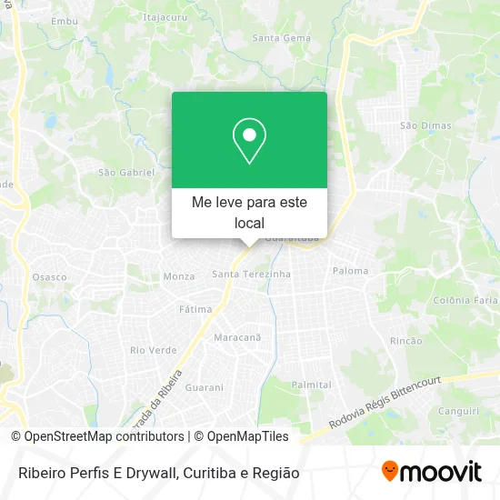 Ribeiro Perfis E Drywall mapa