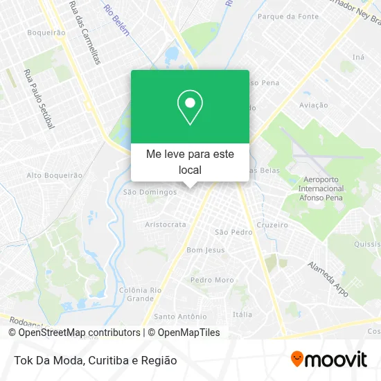 Tok Da Moda mapa