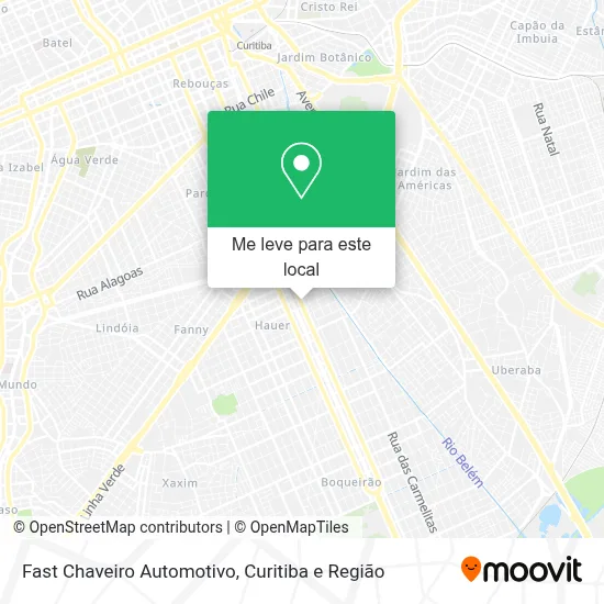 Fast Chaveiro Automotivo mapa