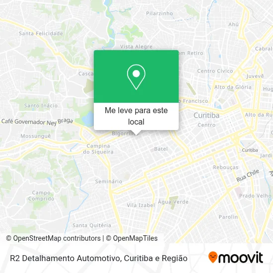 R2 Detalhamento Automotivo mapa