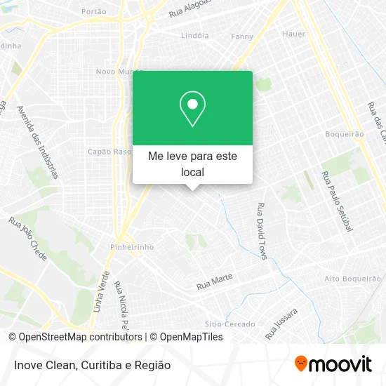 Inove Clean mapa