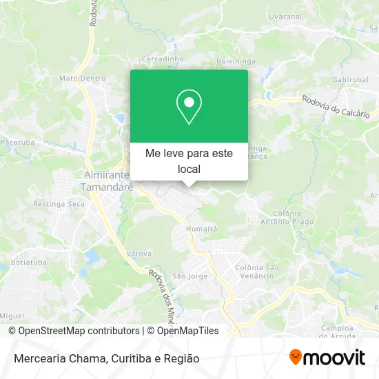 Mercearia Chama mapa
