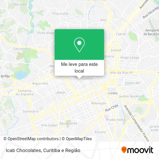 Icab Chocolates mapa