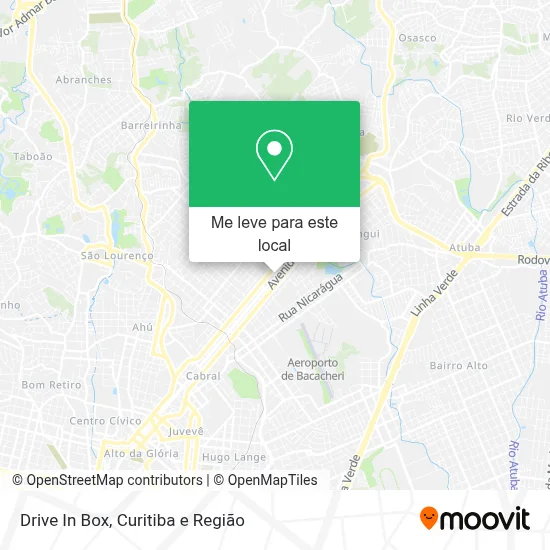 Drive In Box mapa