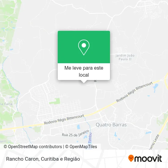 Rancho Caron mapa