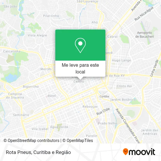 Rota Pneus mapa
