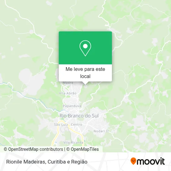 Rionile Madeiras mapa