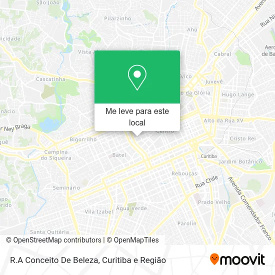 R.A Conceito De Beleza mapa