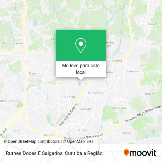Ruthes Doces E Salgados mapa