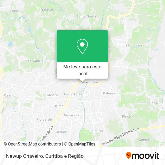 Newup Chaveiro mapa