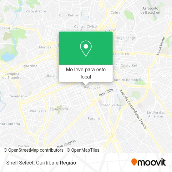 Shell Select mapa
