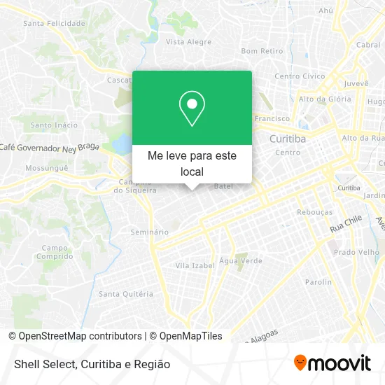 Shell Select mapa