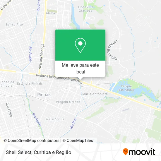 Shell Select mapa