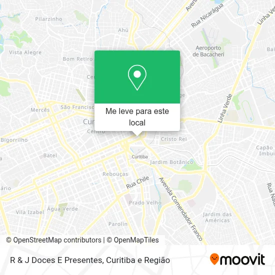 R & J Doces E Presentes mapa