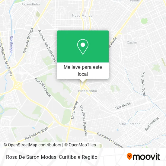Rosa De Saron Modas mapa