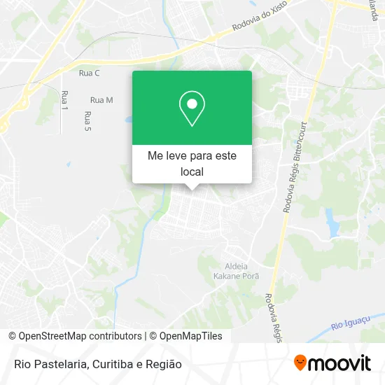Rio Pastelaria mapa