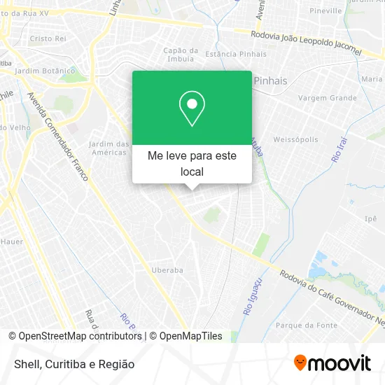Shell mapa