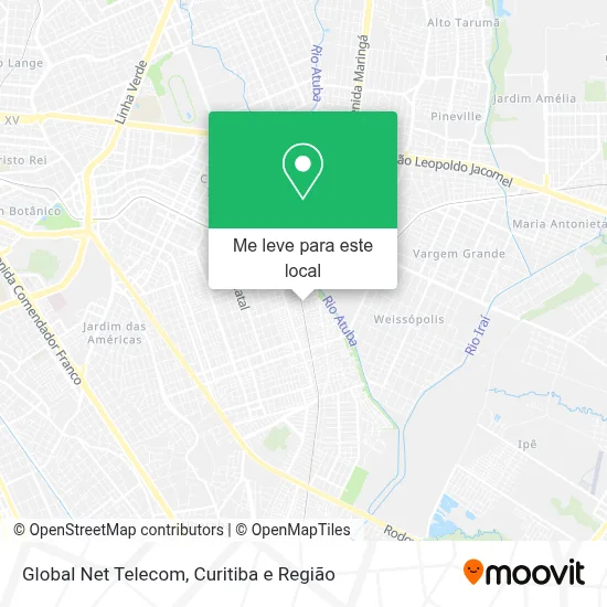 Global Net Telecom mapa