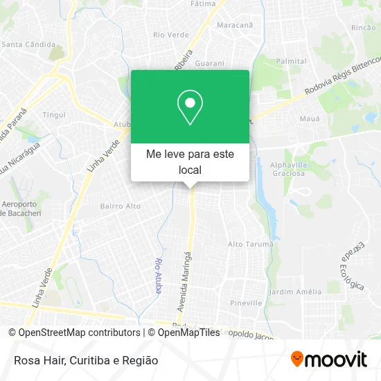 Rosa Hair mapa