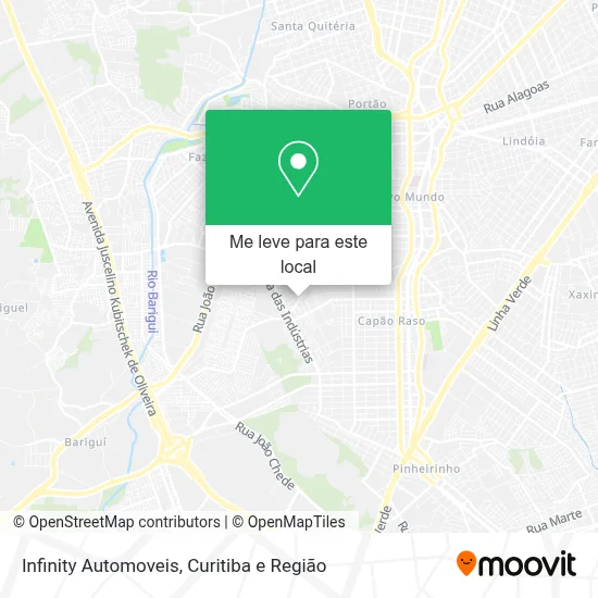 Infinity Automoveis mapa