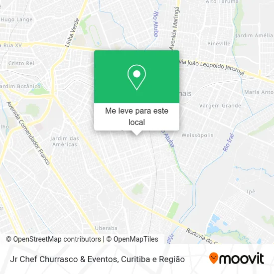 Jr Chef Churrasco & Eventos mapa