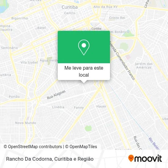 Rancho Da Codorna mapa