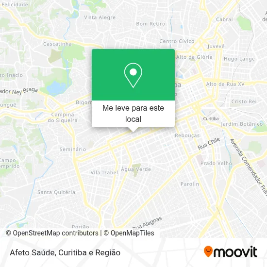 Afeto Saúde mapa