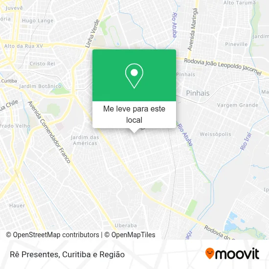 Rê Presentes mapa