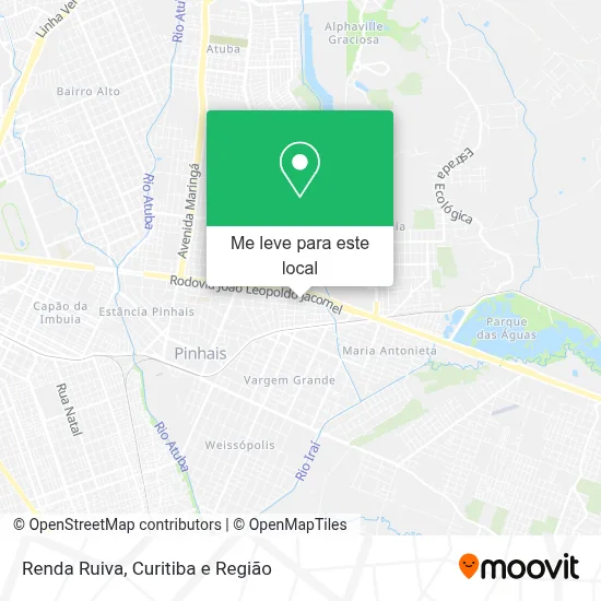 Renda Ruiva mapa