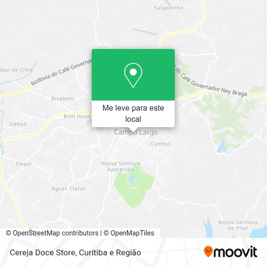 Cereja Doce Store mapa