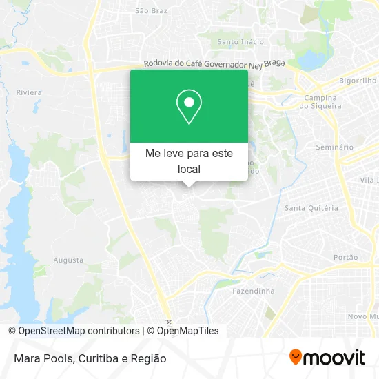 Mara Pools mapa