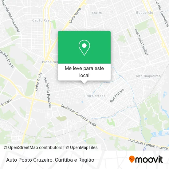 Auto Posto Cruzeiro mapa