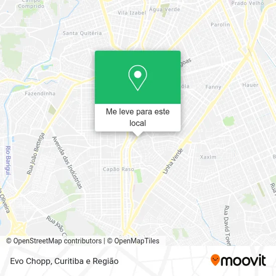 Evo Chopp mapa