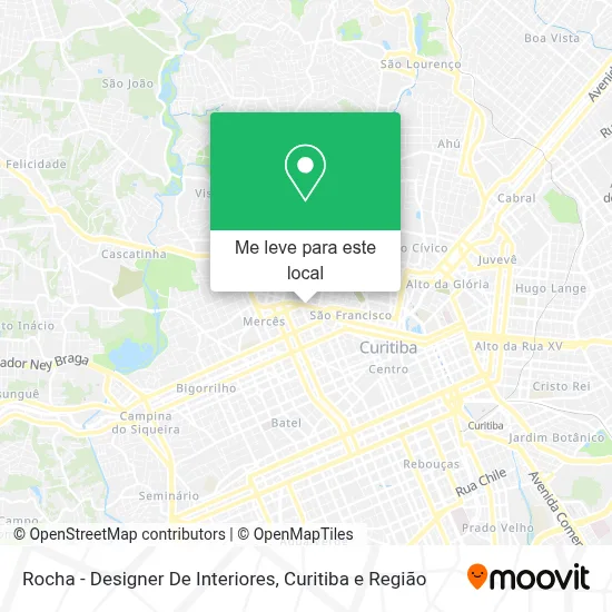 Rocha - Designer De Interiores mapa