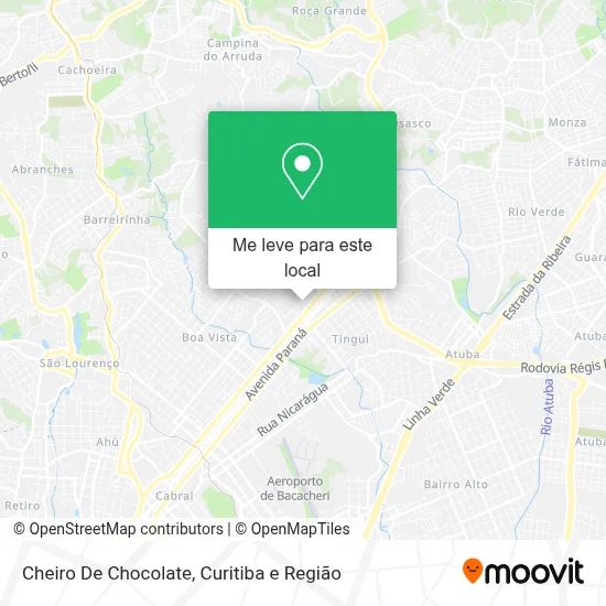 Cheiro De Chocolate mapa