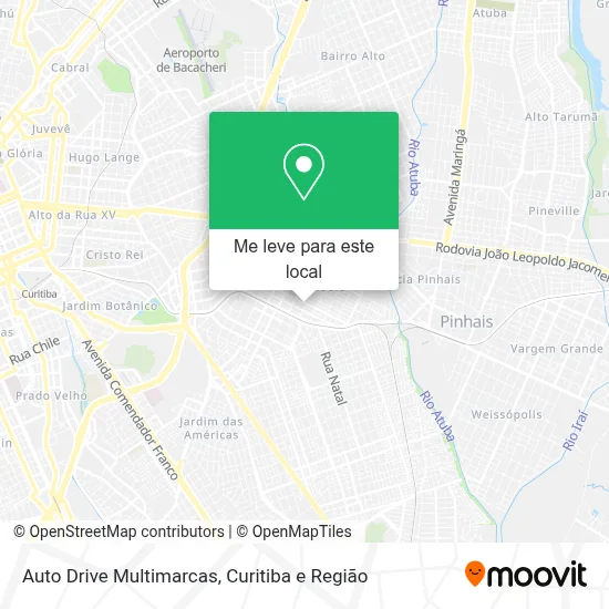 Auto Drive Multimarcas mapa