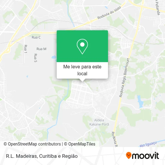 R.L. Madeiras mapa